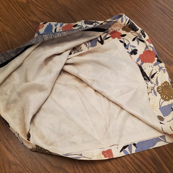 Liz Claiborne Collection Faux Wrap Linen Skirt Size 12 - Picture 9 of 9